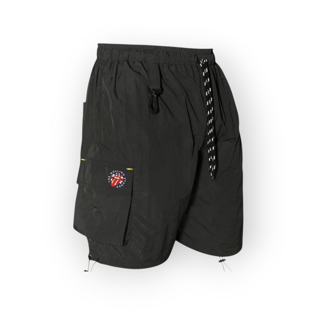 Celana Pendek Pria Cargo Parasut Crinkle Premium Rolling Stone Tali