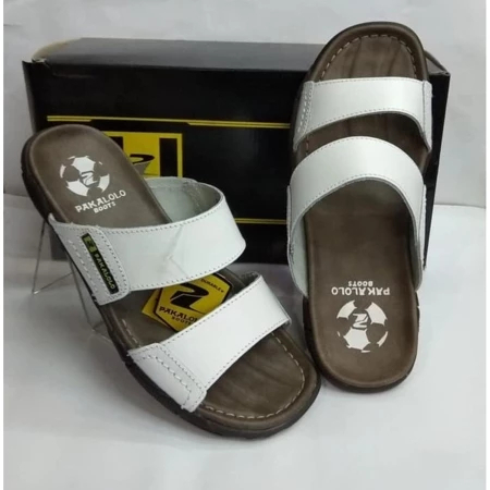 Sandal Pakalolo Pria Original N2321 - White Sandal Kulit Terlaris