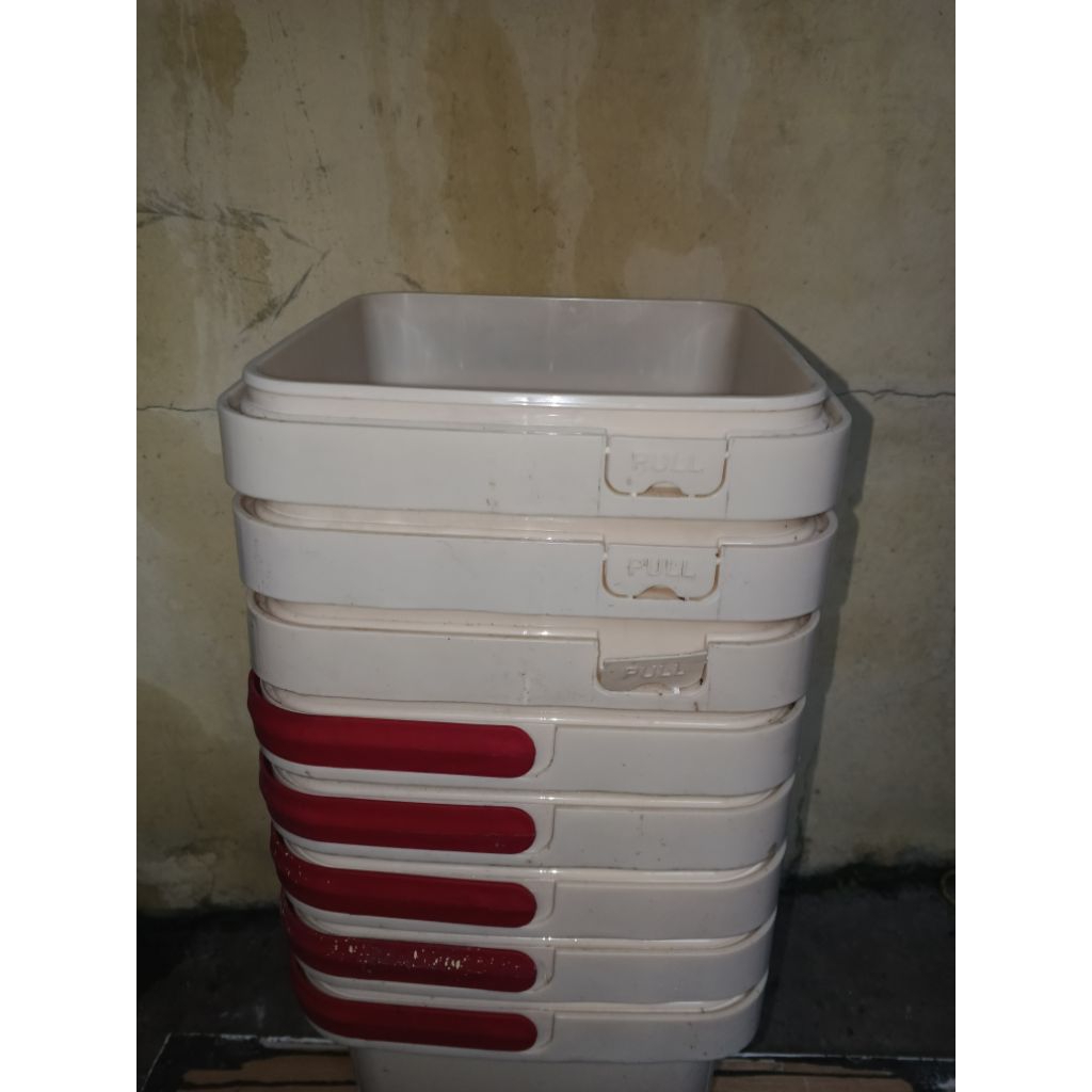 Ember kotak Ex Glaze 5Kg Bersih — Tanpa Tutup