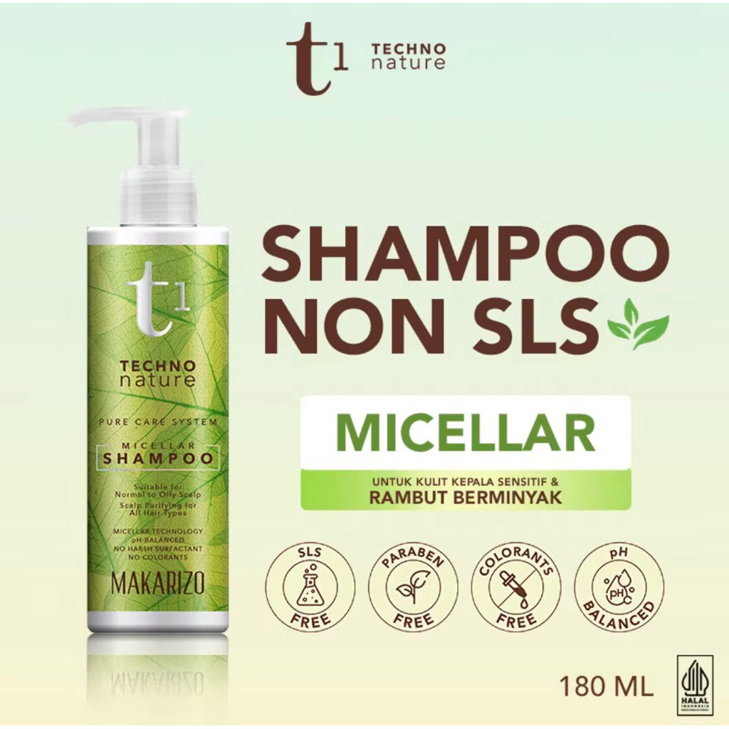 SmS. techno nature micellar shampoo makarizo