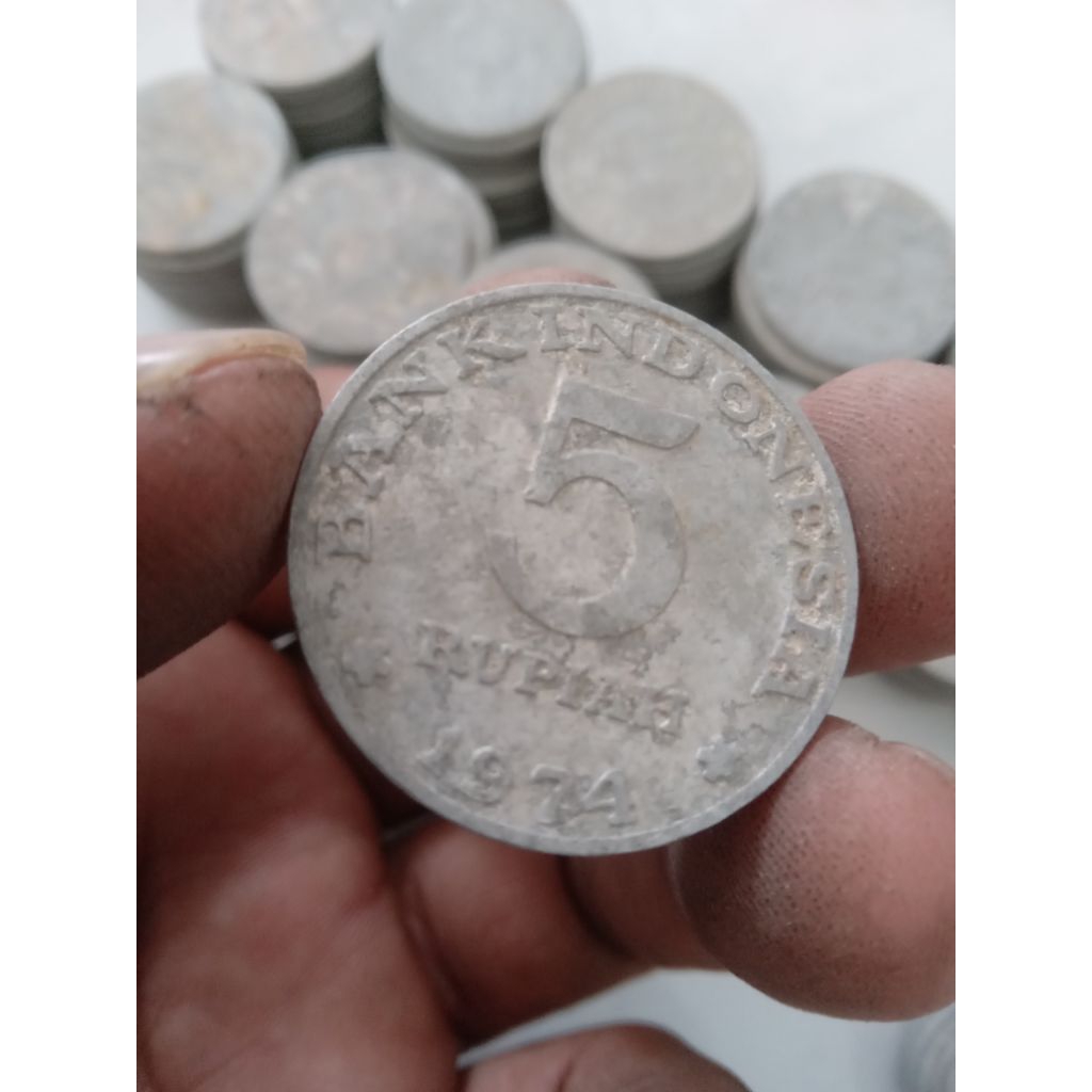 Koin 5 Rupiah 1974