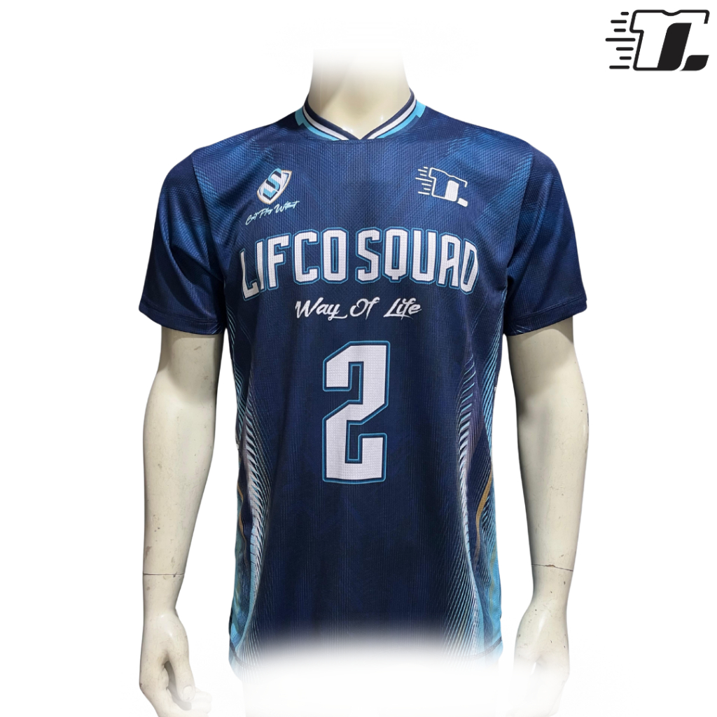 Lifco Jersey Olympus Lifco Squad Fantasi Biru (Tidak Bisa Request Nama)(Volleyball Jersey / Jersey V