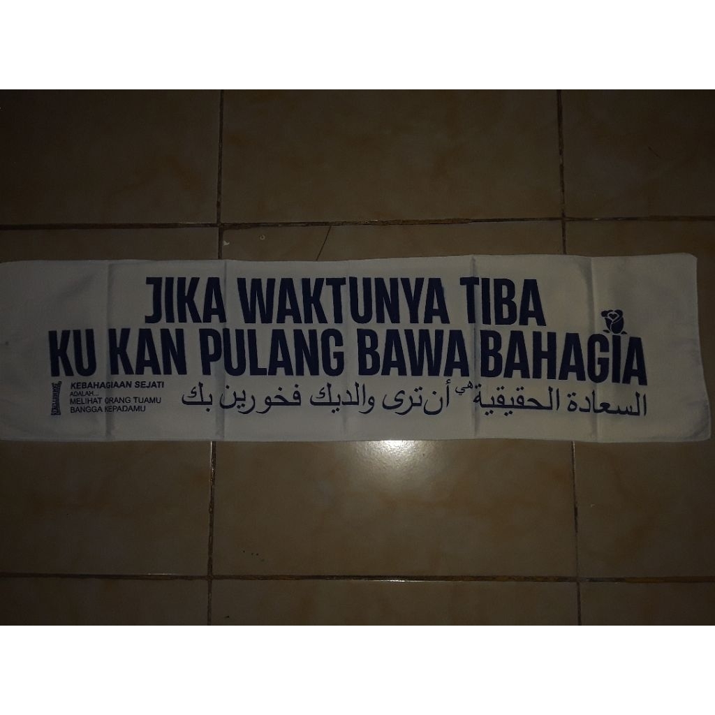 REBELLION ROSE OFFICIAL MERCHANDISE | BENDERA TERIMA KASIH PUTIH