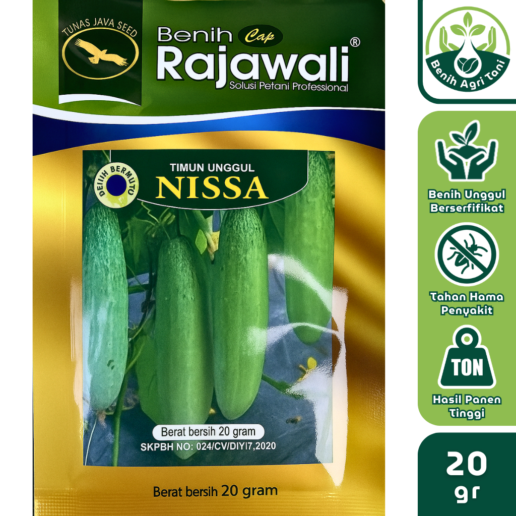 NISSA 20 gr Benih Timun Cap Rajawali
