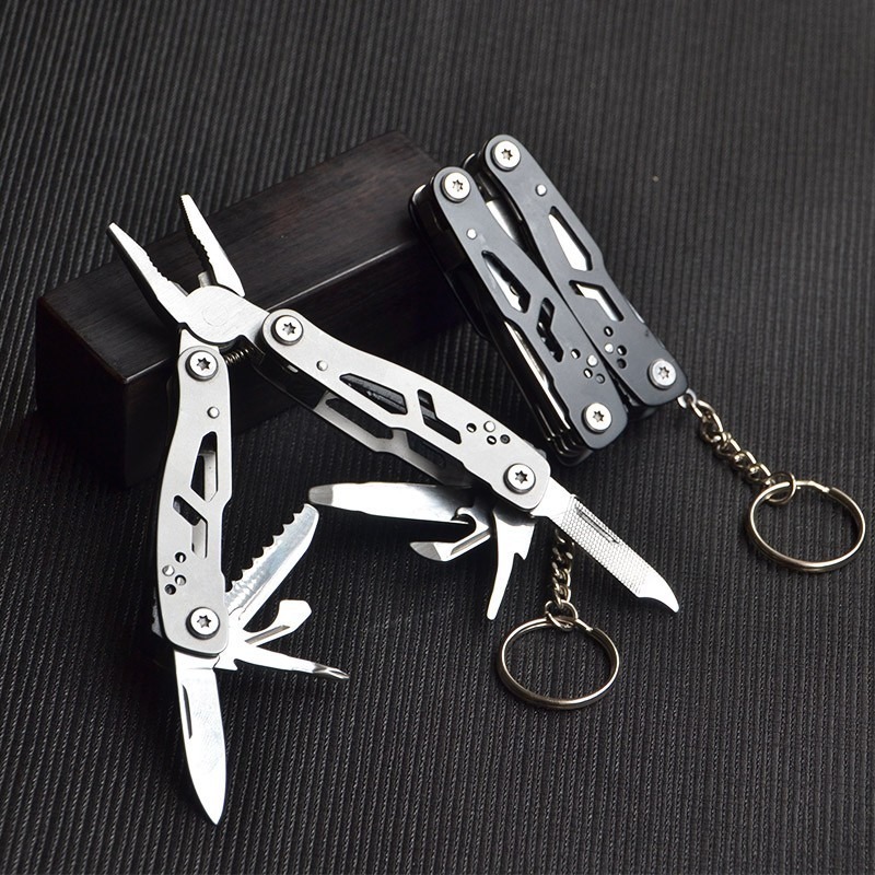 TANG LIPAT MULTIFUNGSI TERBARU STAINLESS Tang Lipat Multifungsi EDC Plier Survival Tool Stainless St