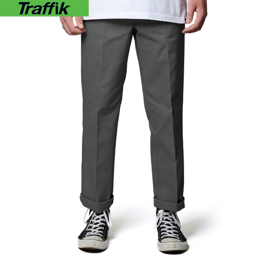 Dickies Wp873 Slim Straight Fit Work Pant Charcoal