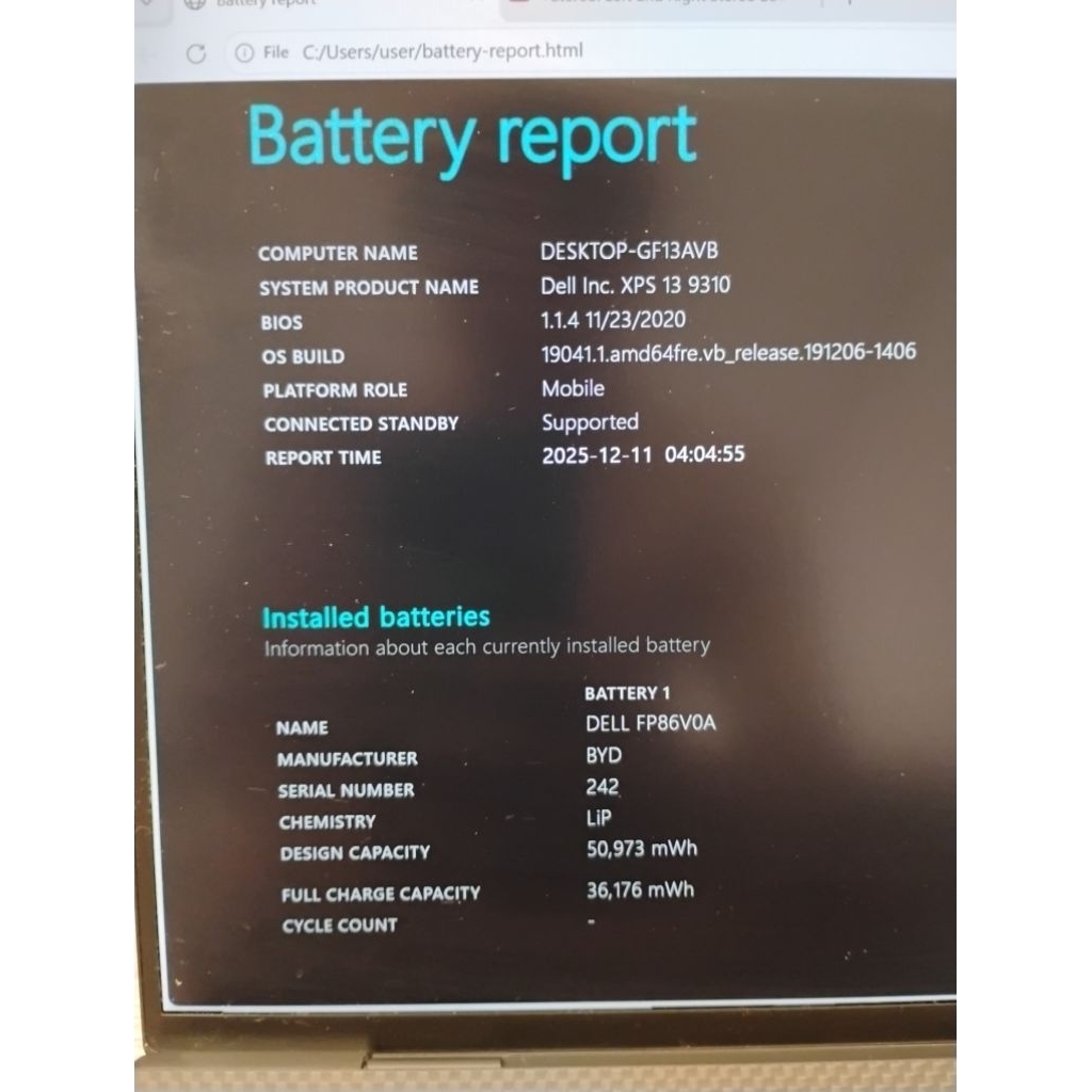 Dell XPS 13 9310 NON Touchscreen Intel Core i5 1135G7 8/512GB