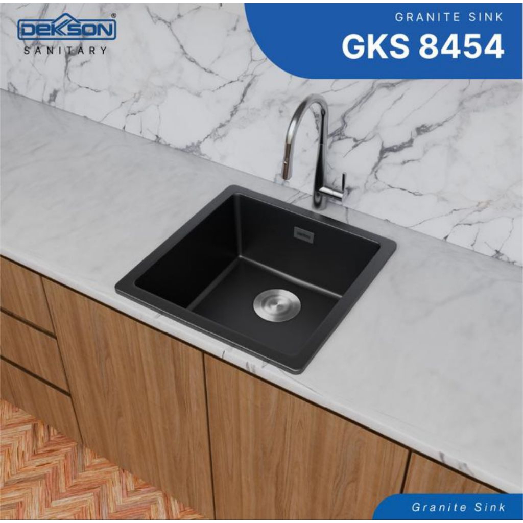DEKKSON Kitchen Sink Sink Dapur Anti Gores & Tahan Panas GSK 8454