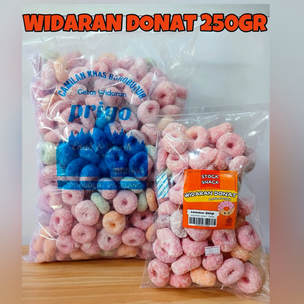 WIDARAN DONAT KEMASAN 250GRAM