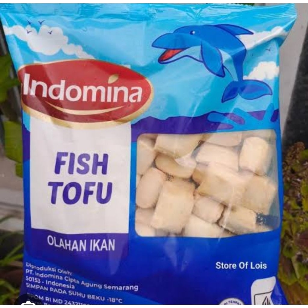 indomina fish tofu otak otak scallop bentuk ikan udang kaki naga