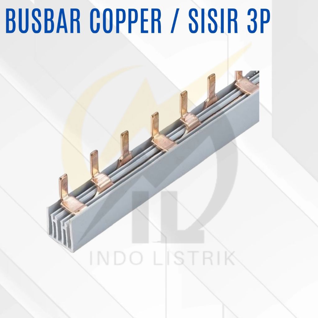 Busbar Sisir 3P 100A 1 meter / Busbar MCB Sisir 100A 1 meter 3 Phase