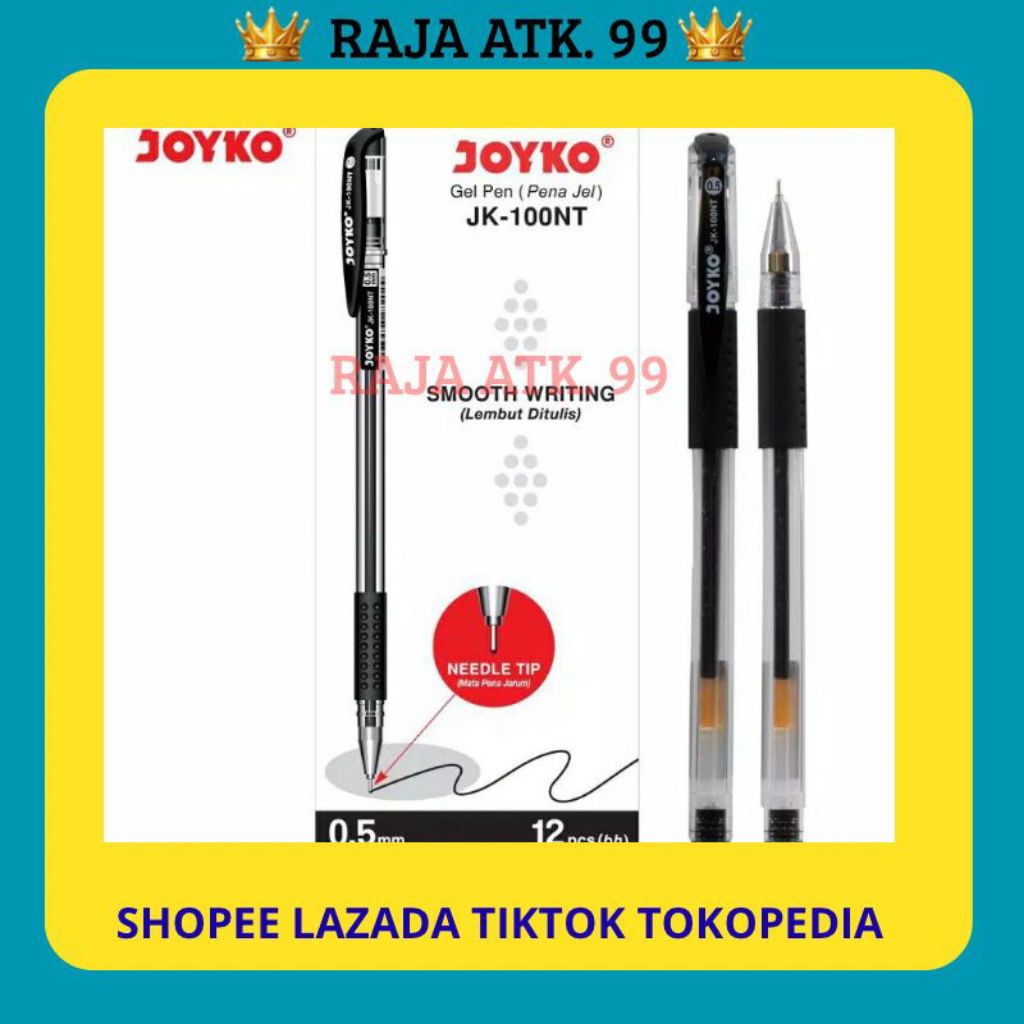 Pulpen/pena Joyko gel pen Jk-100NT (PENA LANCIP)