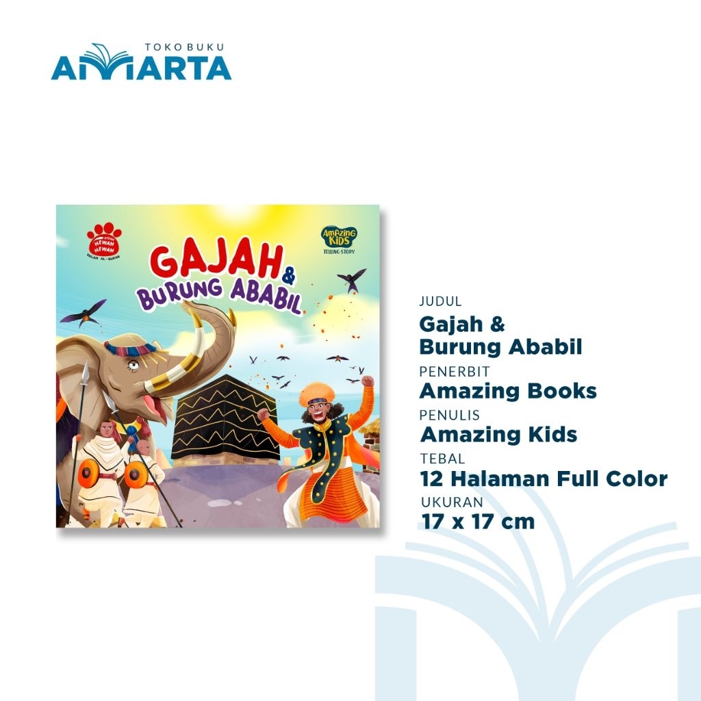 Buku Dongeng Gajah dan Burung Ababil