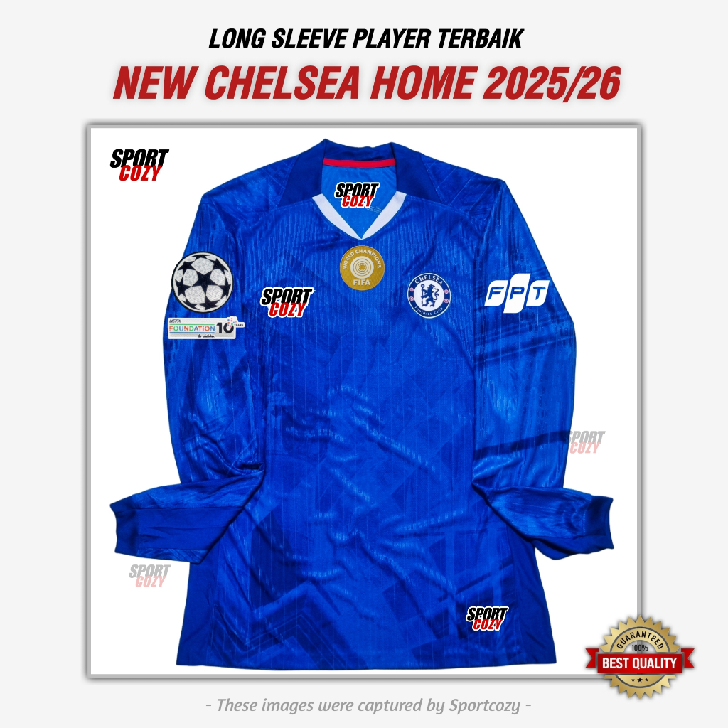(PLAYER ISSUE LONG SLEEVE) JERSEY CHL HOME NEW SEASON 2025/2026 JERSEY PLAYER ISSUE TERBAIK