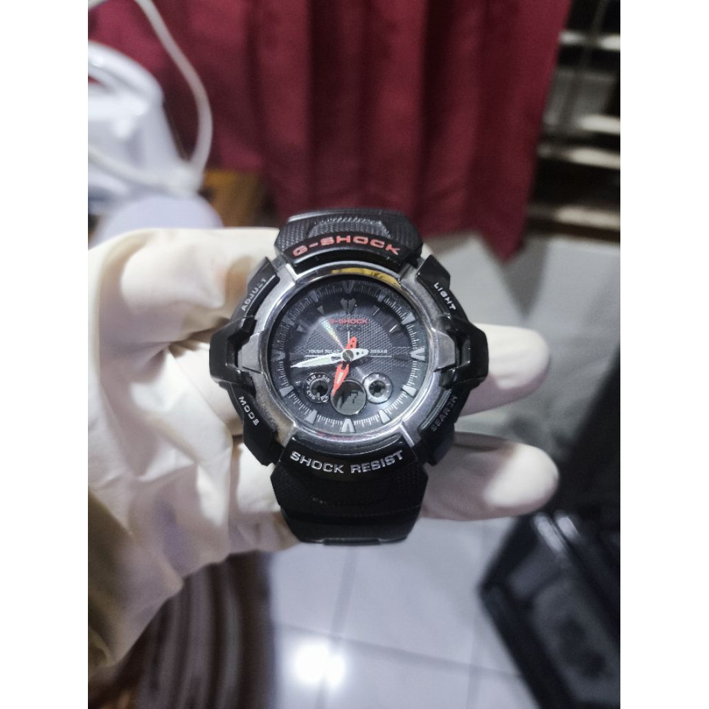 (Harga Net) Jam Tangan Casio G-Shock GW-1500J All Original kecuali Ring Loop Aftermarket Tough Solar