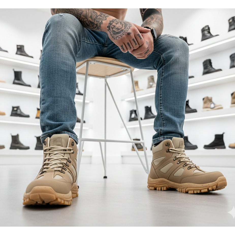 BESTPROMO SEPATU SAFETY BOOTS PRIA KARRIMORE TRACKING - SEPATU SAFETY KARIMOR SUMMIT HIKING - SEPATU