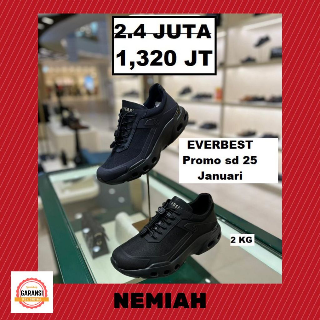 Sepatu sneakers EVERBEST pria sale NEMIAH 100% ORIGINAL STORE