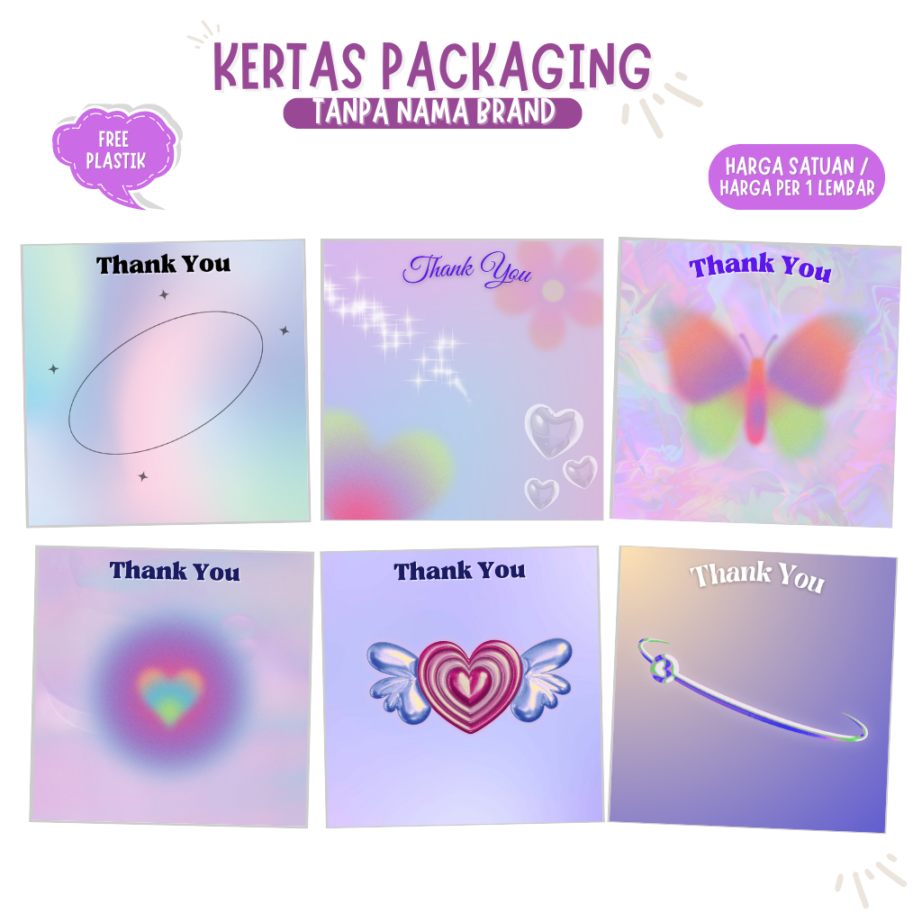 ALAS KERTAS PACKAGING GRADASI | ALAS KERTAS PACKAGING ACCESSORIES | KERTAS PACKING GELANG |  ALAS KE