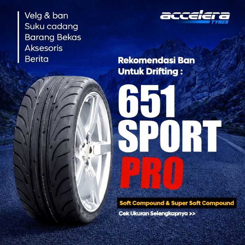 Ban Lokal ACCELERA 651 Sport Tw 200 195 50 Ring 15 Ban Semi Slick Lokal