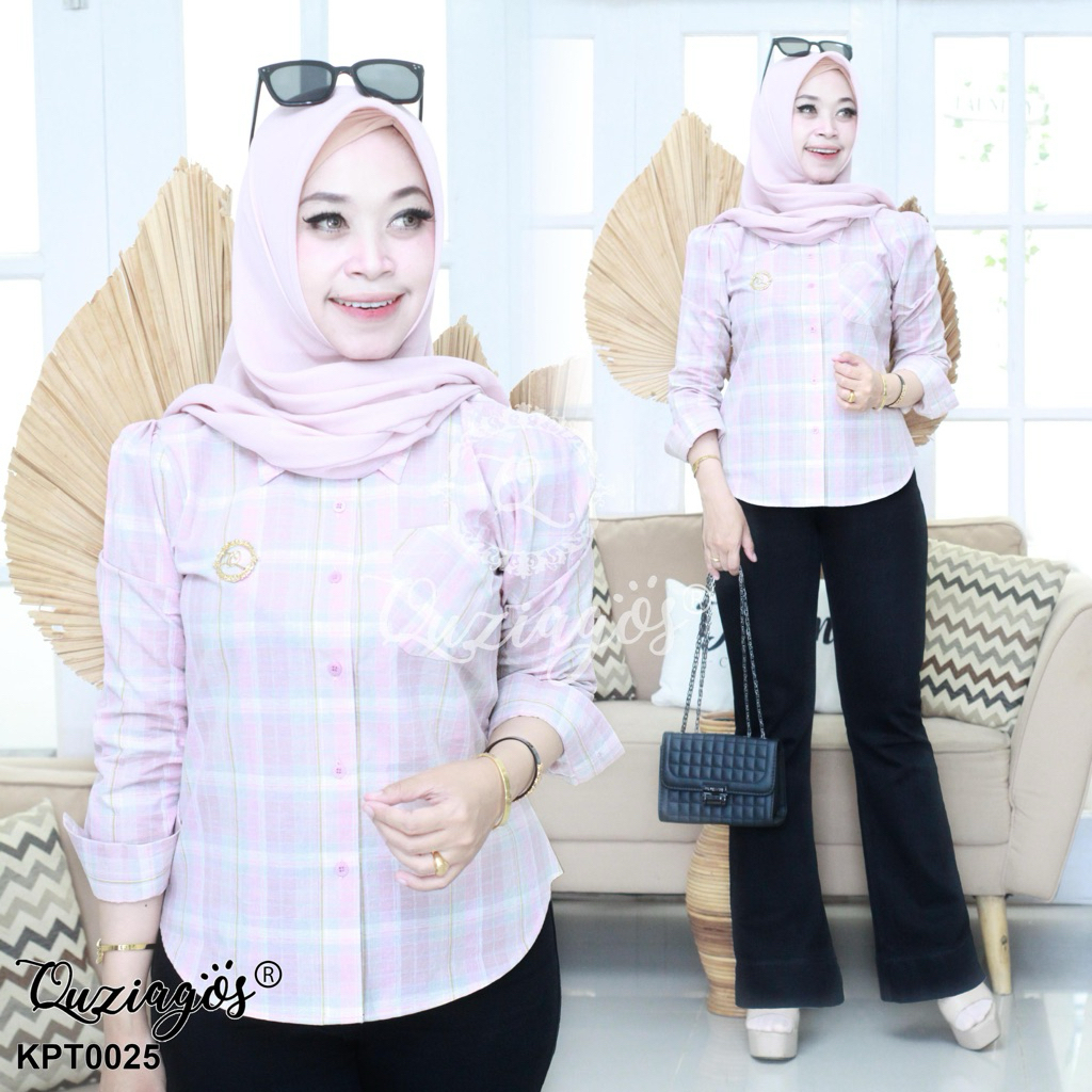 Atasan Kemeja Puffy Quziagos Original