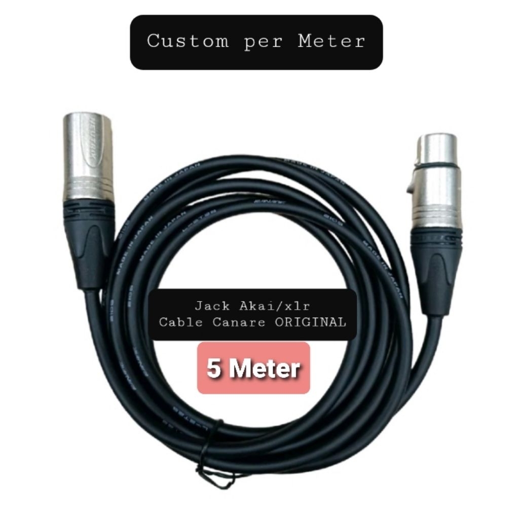 Kabel Canare Original Audio/Mic Custom 5 Meter