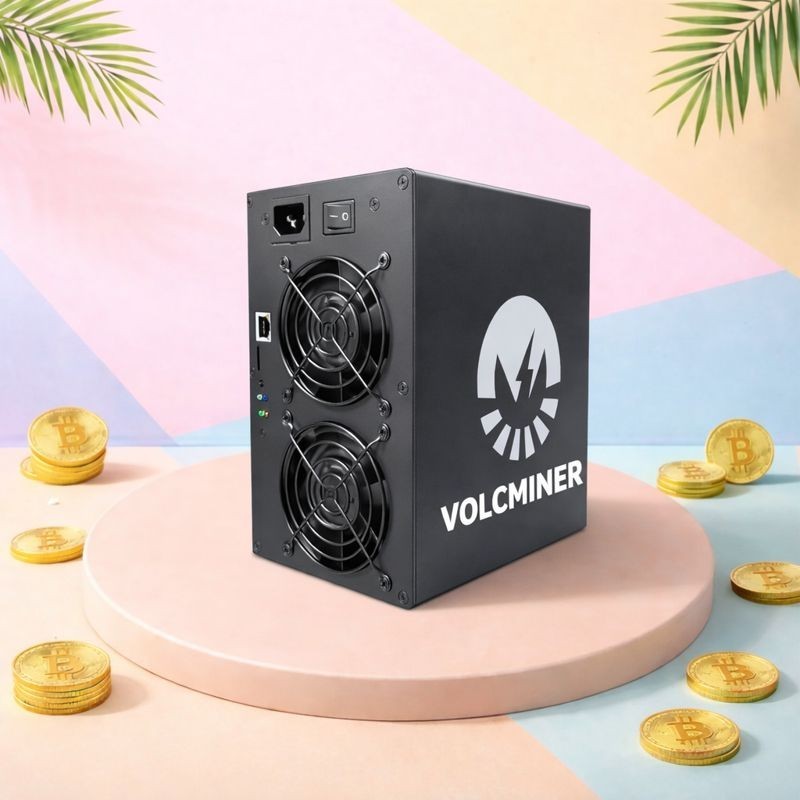 Volcminer D1 Mini Pre 2.2 G Mesin Mining Bitcoin Litecoin Dogecoin Asic Miner