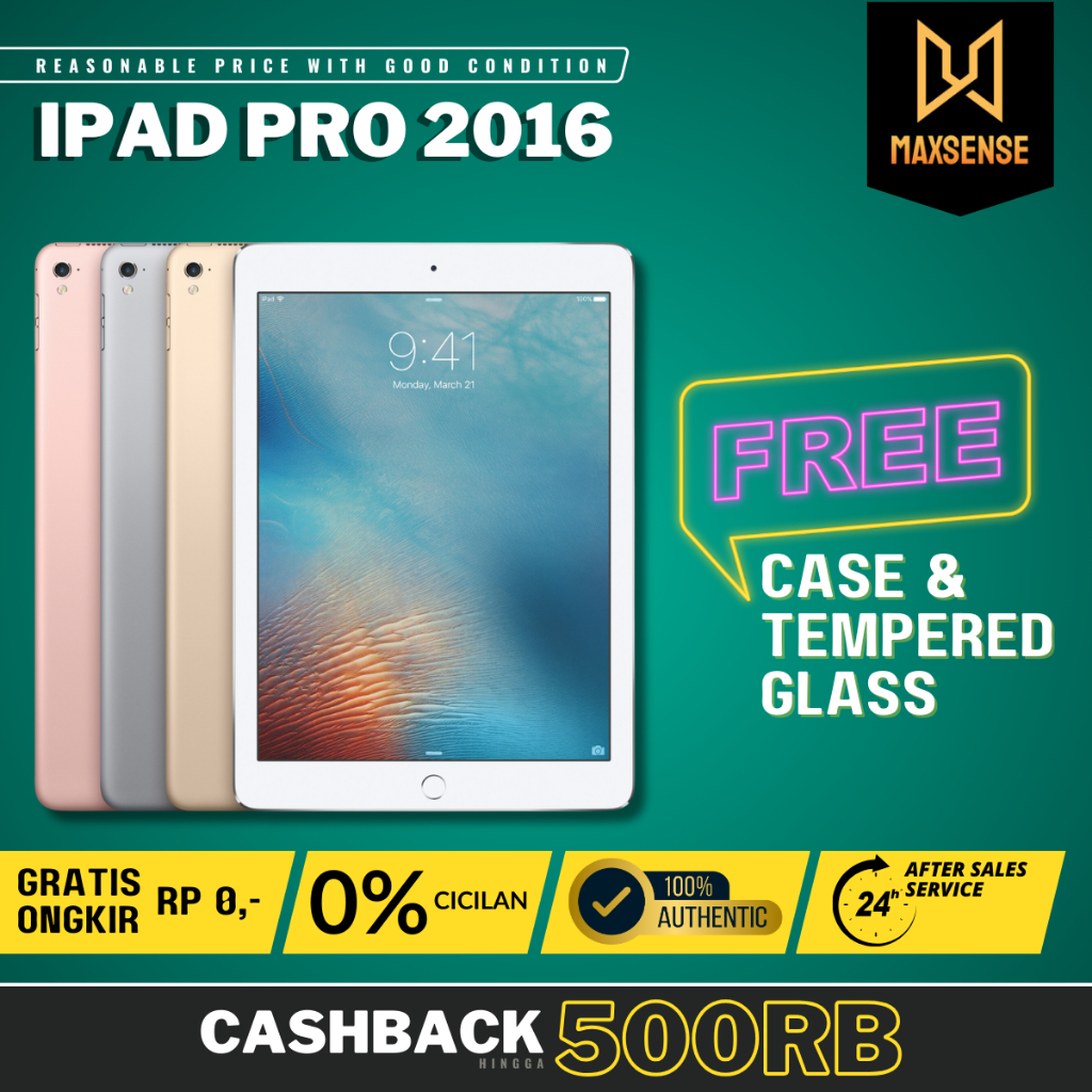 iPad Pro 2016 Gen 1 9.7" 256GB Wifi Only Second Original