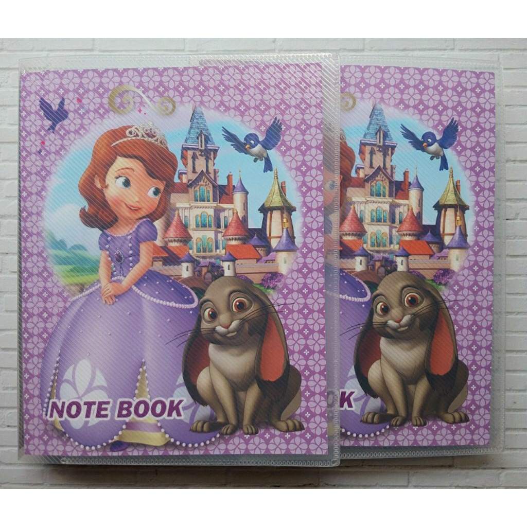 BINDER A5 MOTIF LUCU PRINCESS 2 + ISI BINDER 10 LEMBAR (RANDOM)