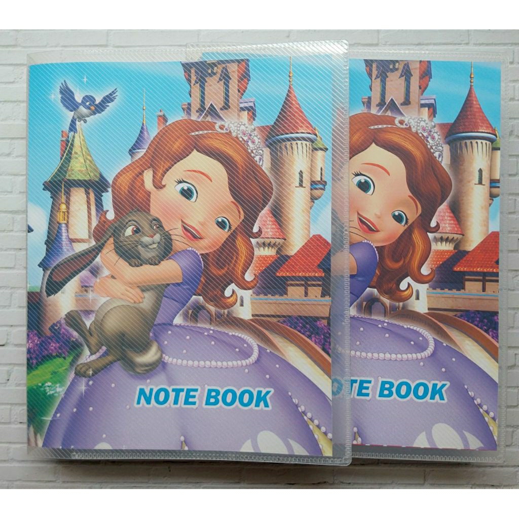 BINDER A5 LUCU MOTIF PRINCESS 3 + ISI BINDER 10 LEMBAR ( RANDOM)