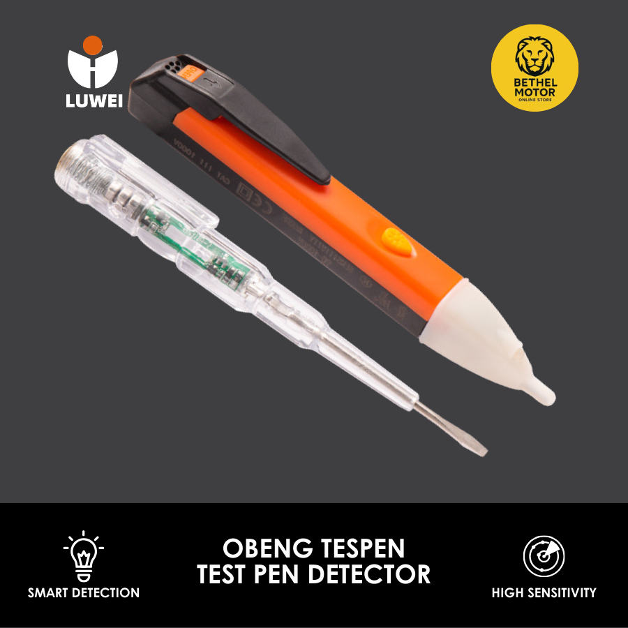 OBENG TESPEN DIGITAL OBENG TESTER LISTRIK LED & INDIKATOR BUNYI