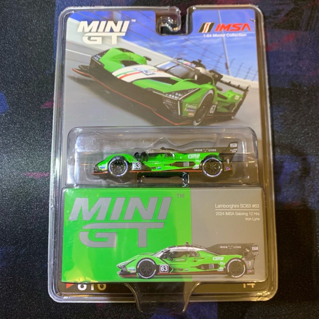 mini gt lamborghini sc63 #63 2024 imsa