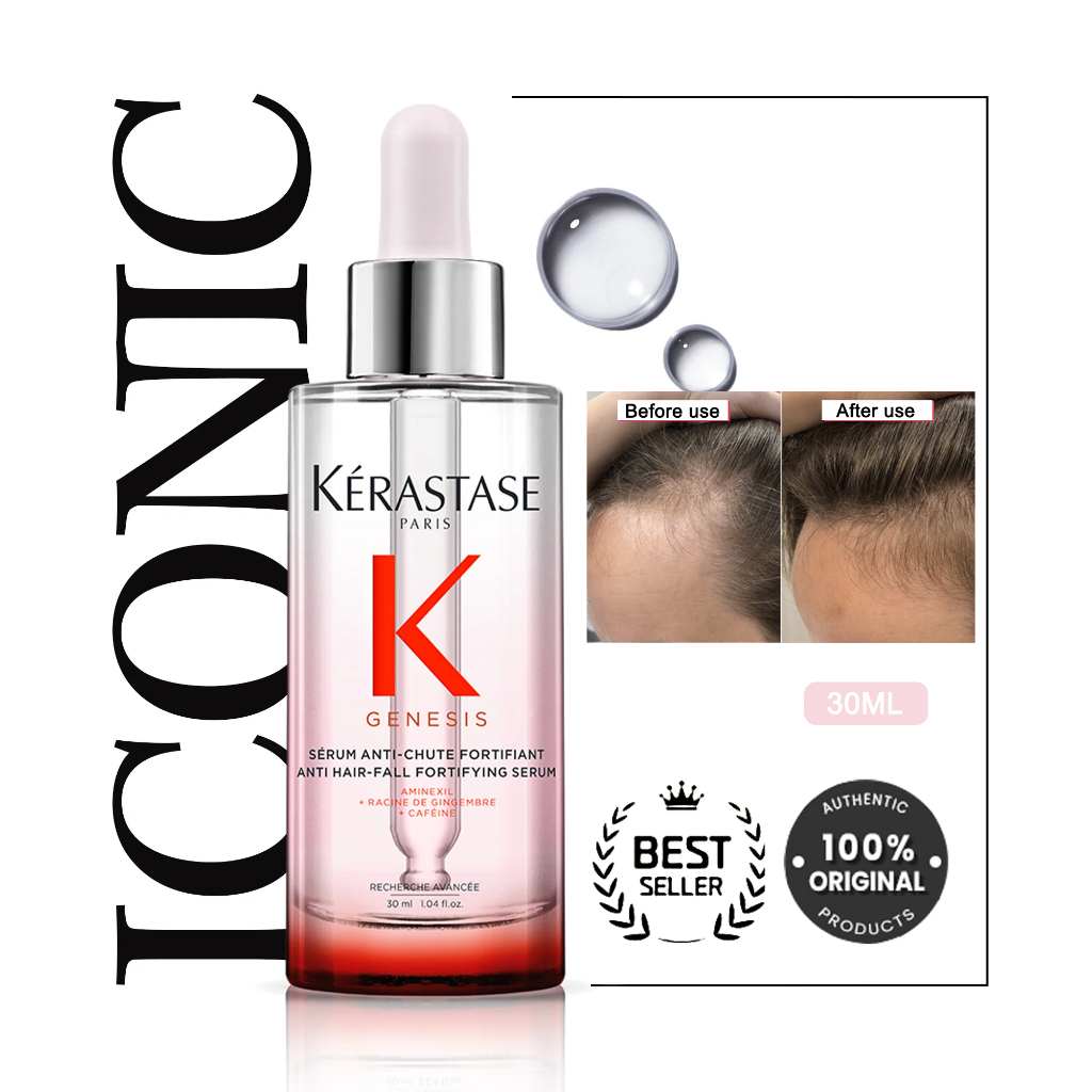Kerastase  Genesis Serum 30ml Anti Hair Fall Serum/ untuk Rambut Rontok dan Rapuh/Kerastase Anti Fri