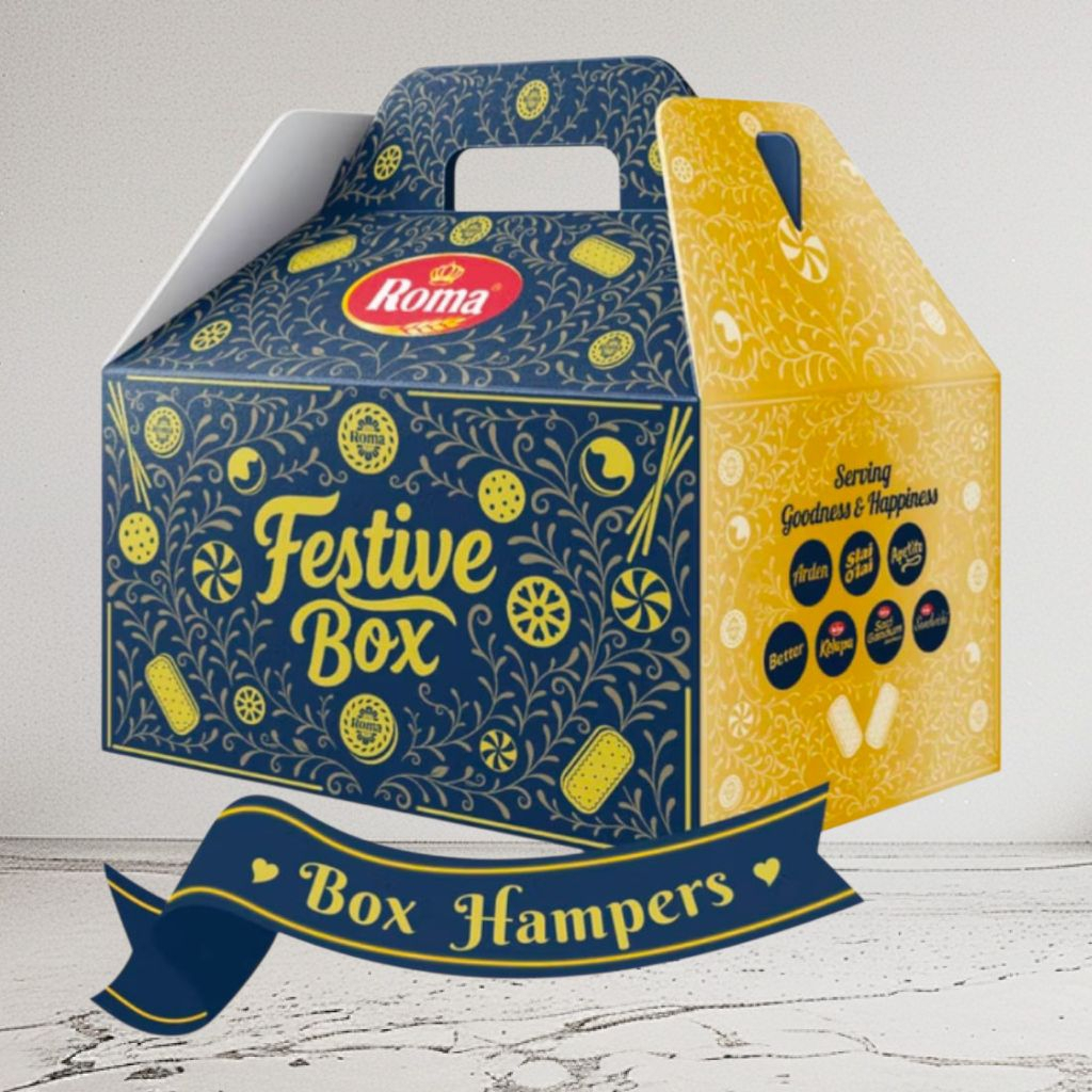 roma hampers - roma box of happines - roma festive box - hampers roma festive - set hampers