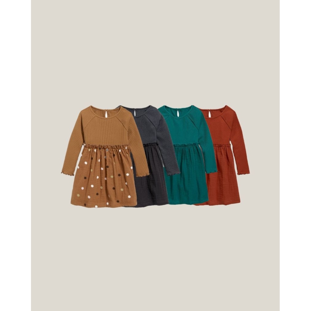 Dress lengan panjang anak perempuan ON/Old navy dress lengan panjang balita