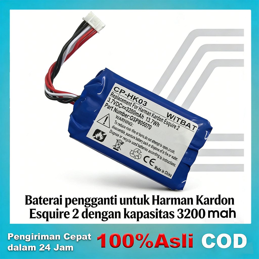 Harmancaton Harman Kardon Esquire 2 Speaker Baterai Gsp805070