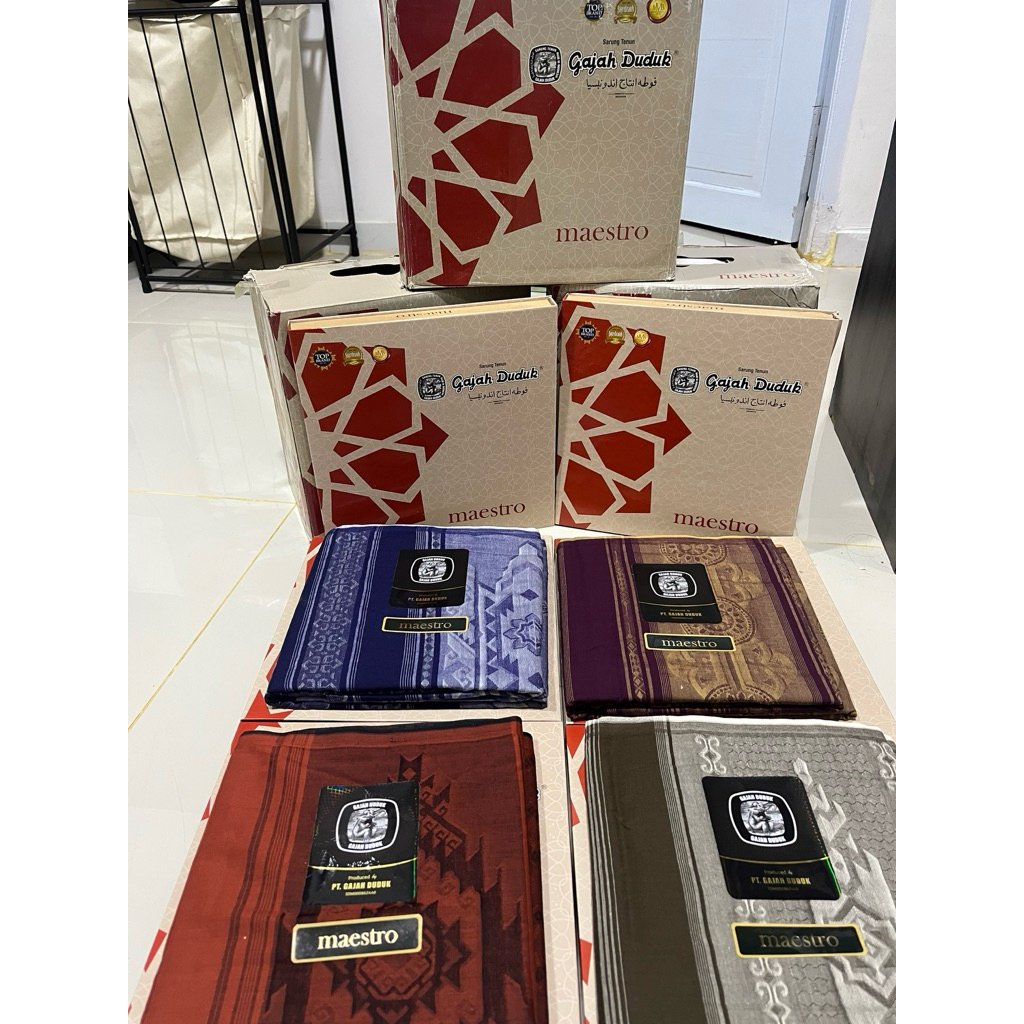 SARUNG GAJAH DUDUK - MAESTRO SARUNG DEWASA PREMIUM