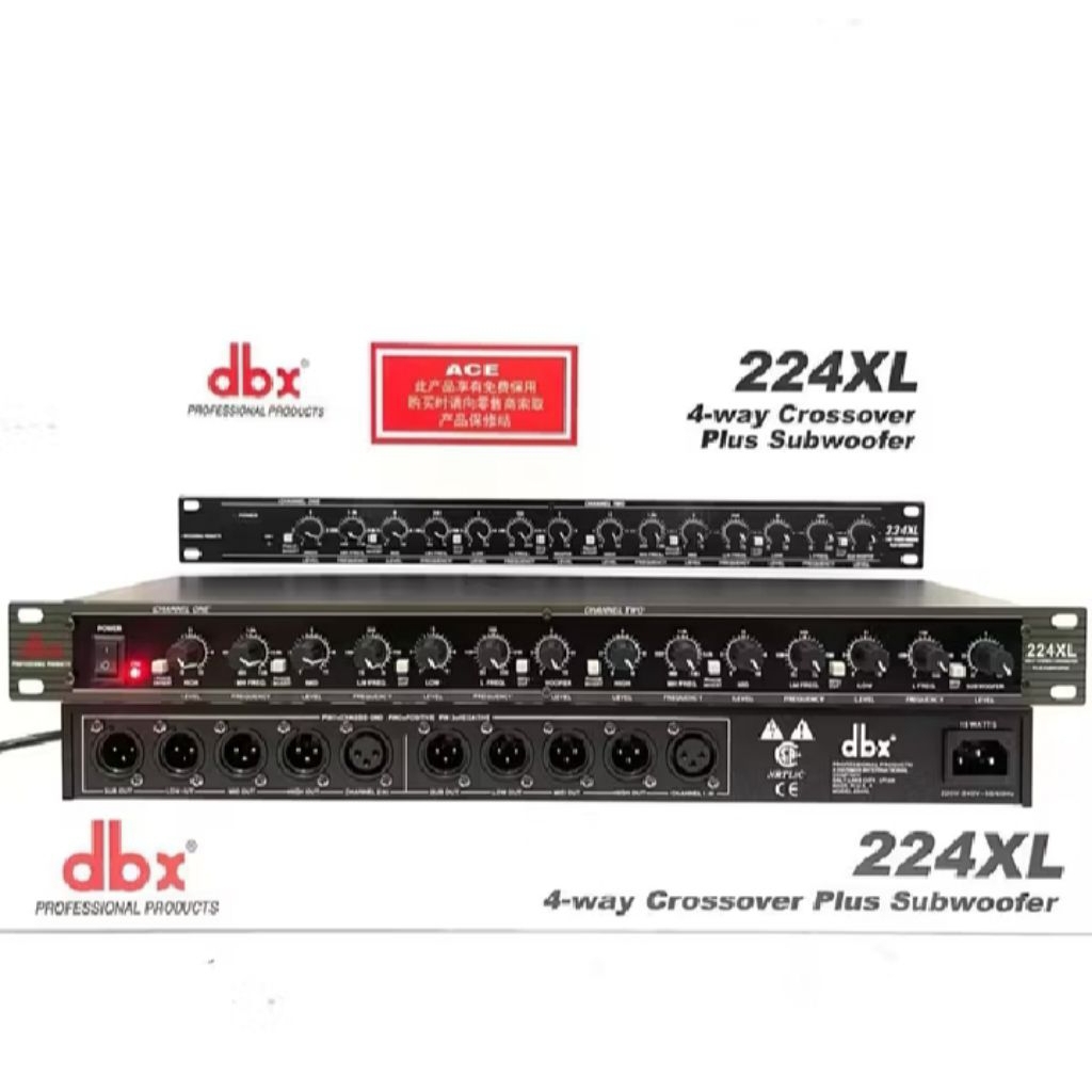 crossover aktif DBX 224XL