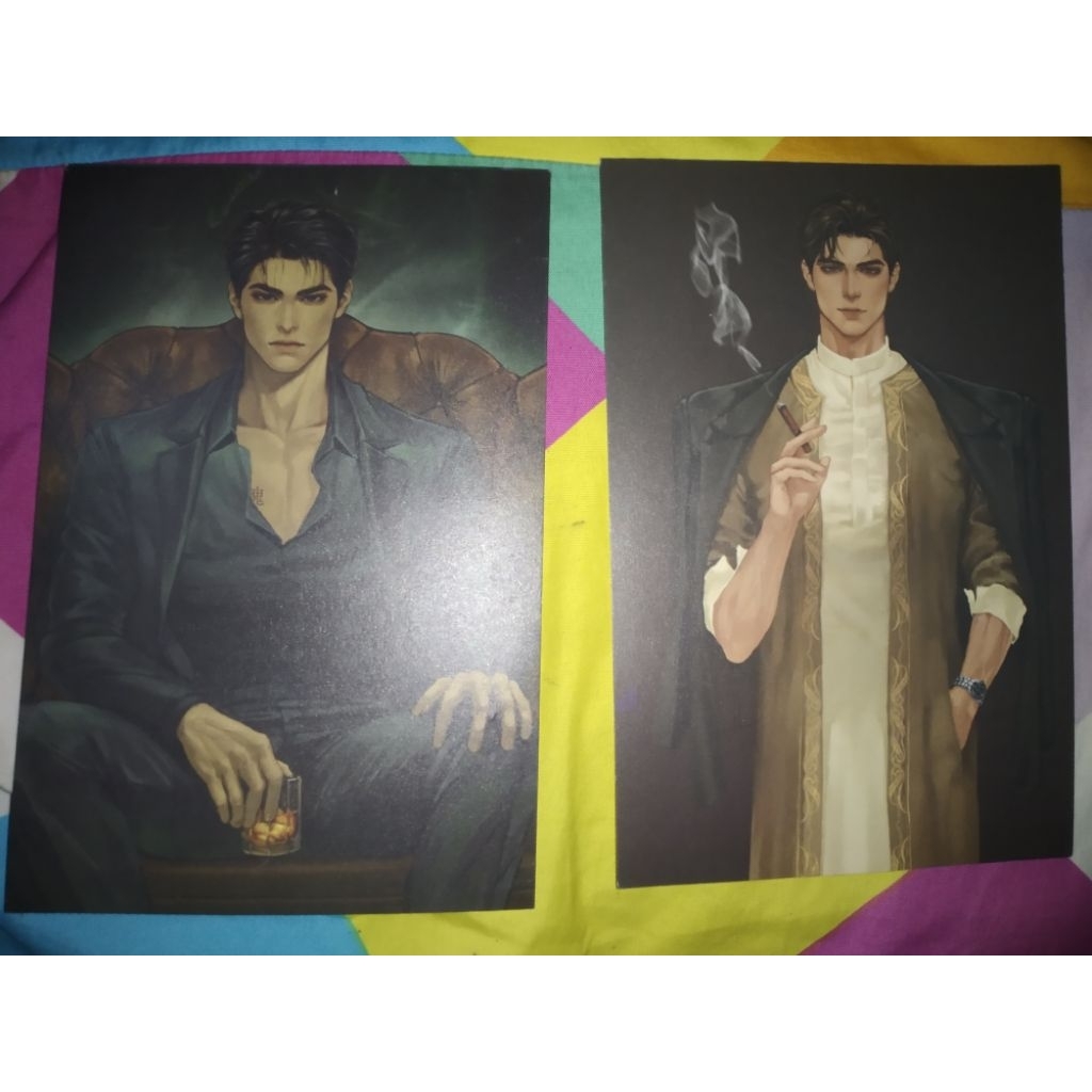 Art Print Bramasta & Wisnutama (Official Senorita In Trouble - Janestatherin) Gratis 1 Novel Bekas R