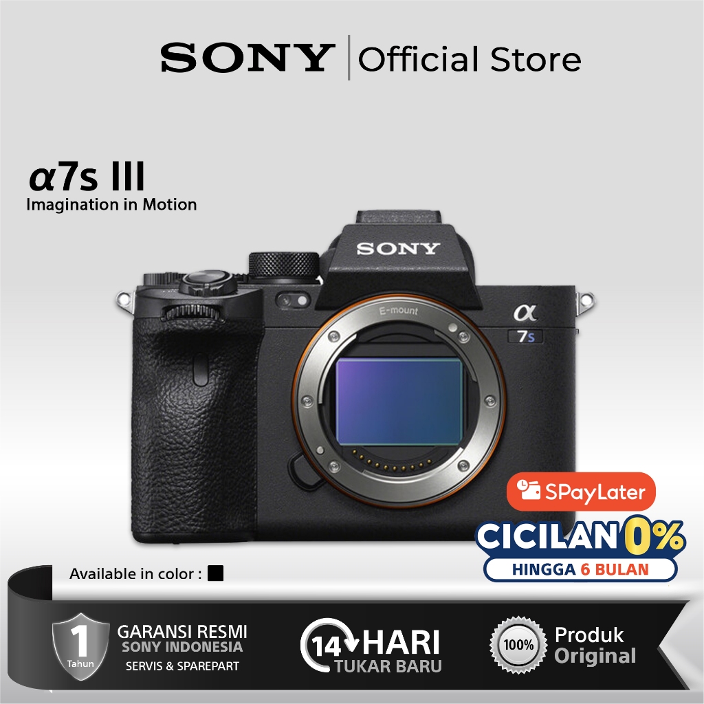 SONY Alpha A7S III Mirrorless Camera Full Frame Body Only / A7SIII / A7SM3 / A7S Mark3