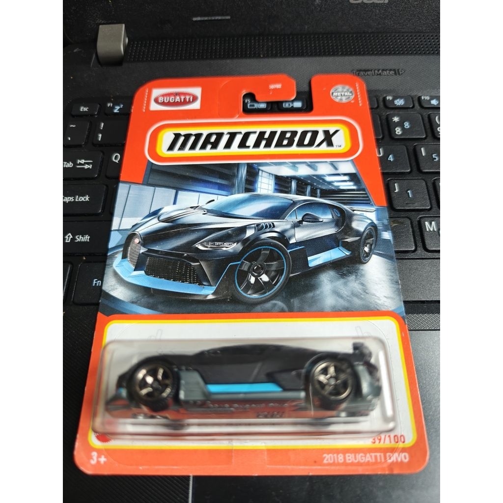 Matchbox - 2018 Bugatti Divo Black Bugatti