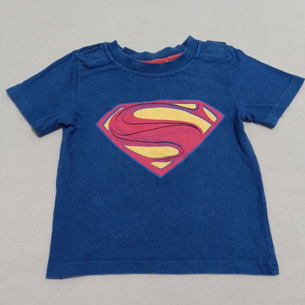 Preloved second baju anak kaos atasan superman superhero