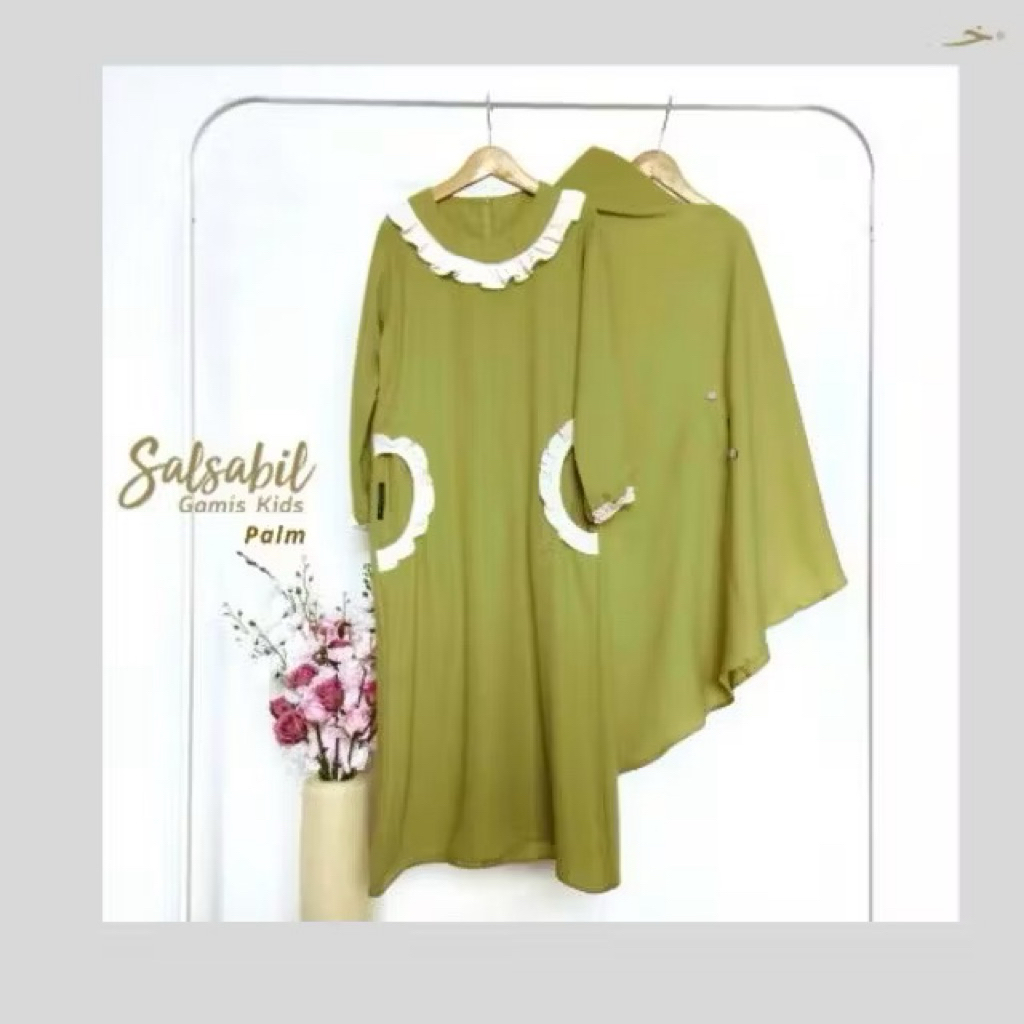 Gamis set anak Khadijah Indonesia