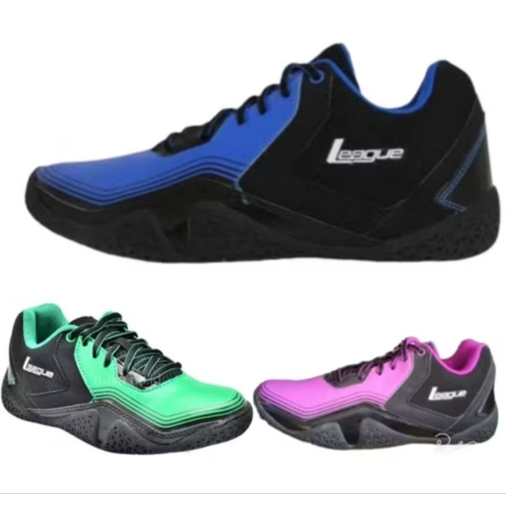 Sepatu Basket League Anak Hitam Zero G Low Jr Basketball Shoes Cowo Cewe Unisex Original Stok Lama S