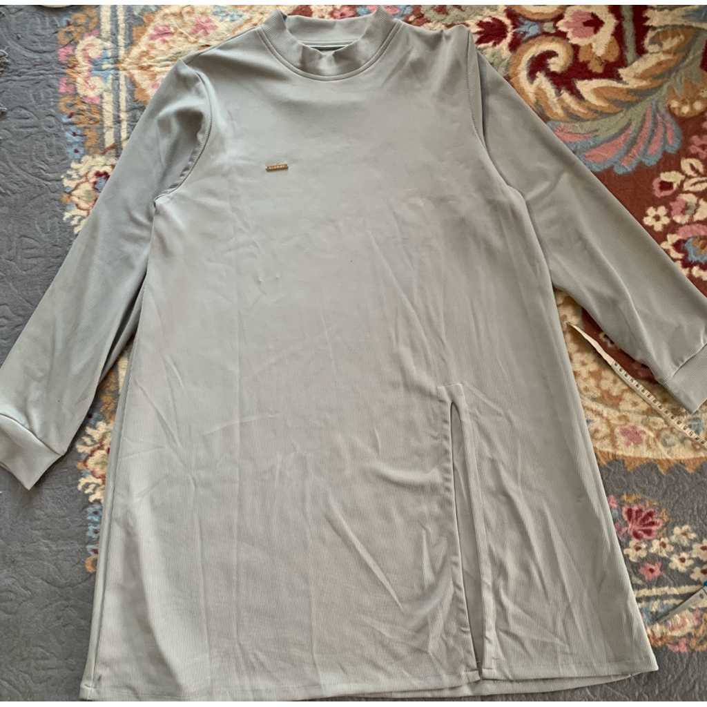 preloved mini dress tunic tunik klamby laluna sage size L rurik