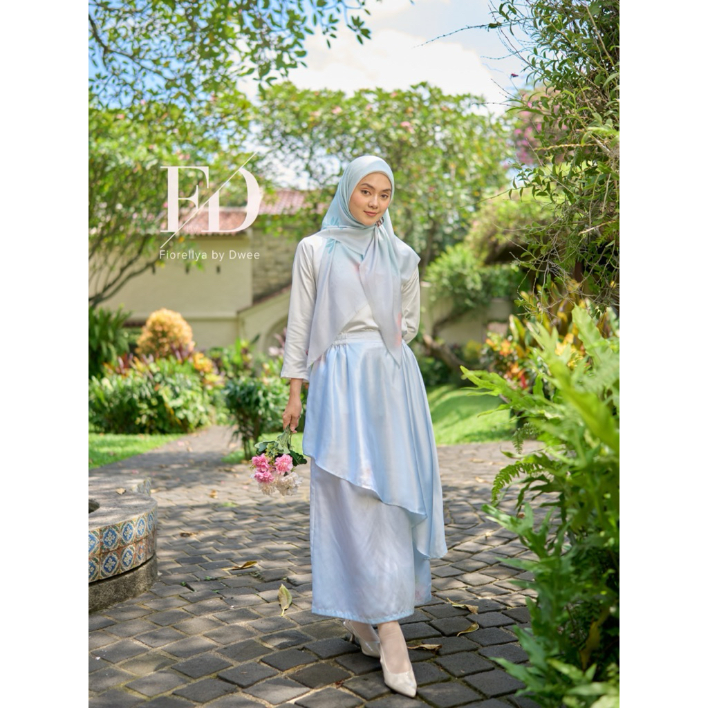 Fiorellya by Dwee – Nola Skirt Wanita – Rok Motif Wanita – Rok Panjang Muslimah – Rok Wanita Elegan 