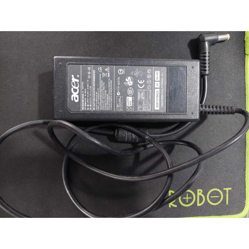 Charger Bekas Original Acer 19V 3.42A