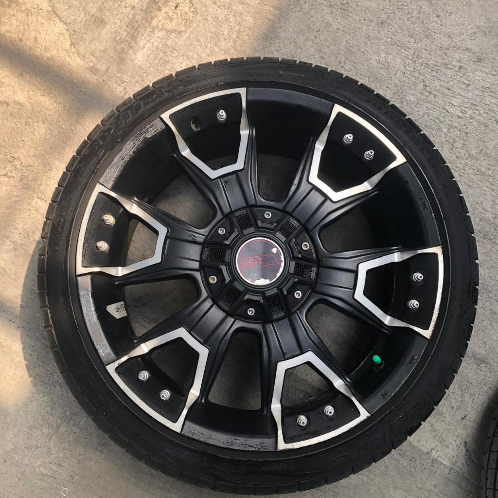 2467 OS Velg R20 PCD 5x114,3 EMR dan Ban Accelera PHI ZR20 245/40 Delica,Stream, Oddysey,Elgrand, Al
