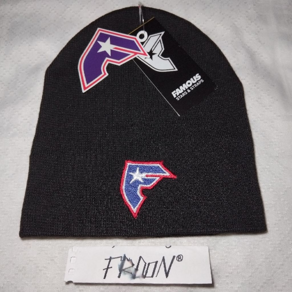 Beanie kupluk custom famous stars and straps
