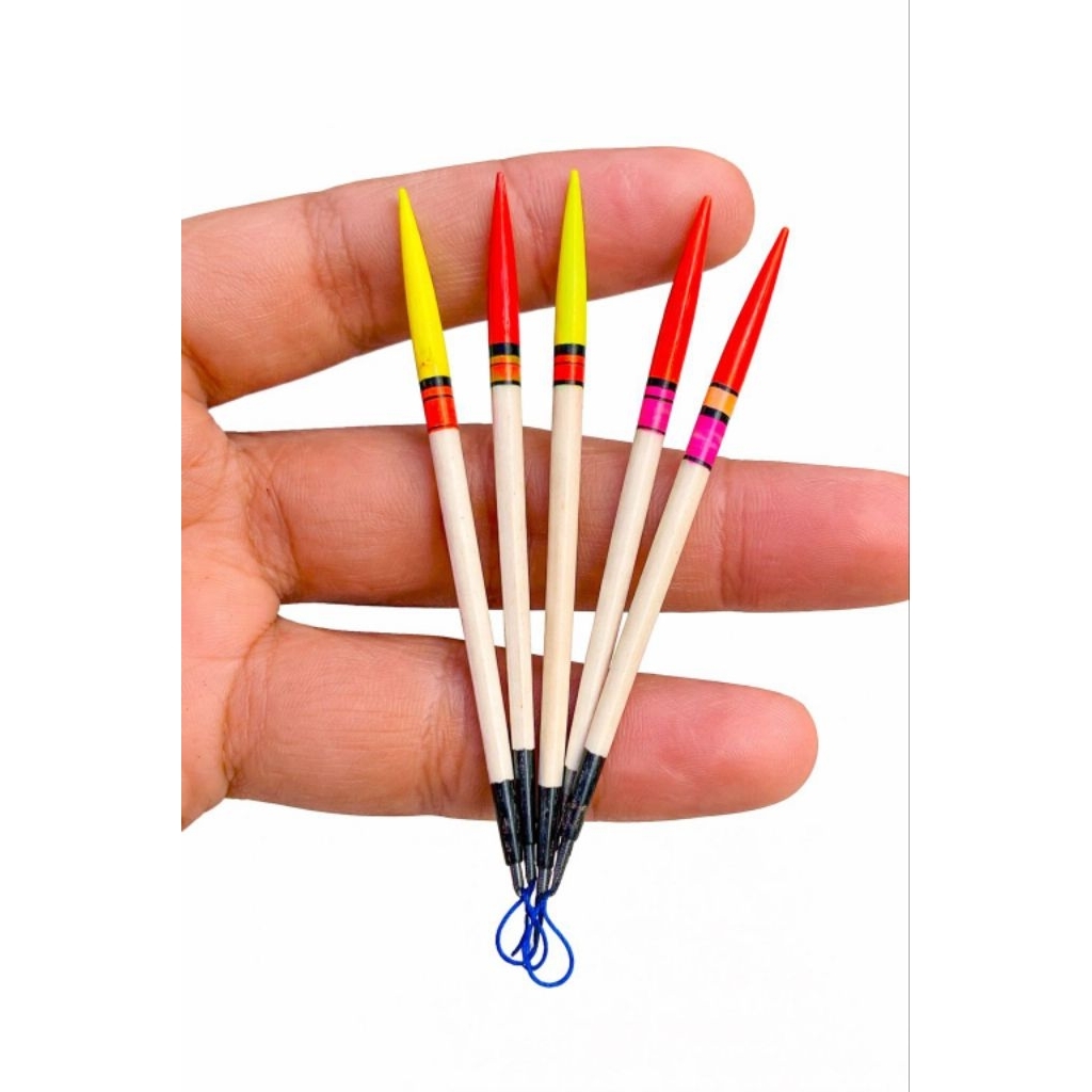 kambangan / pelampung pancing jarum bahan kayu super sensitif