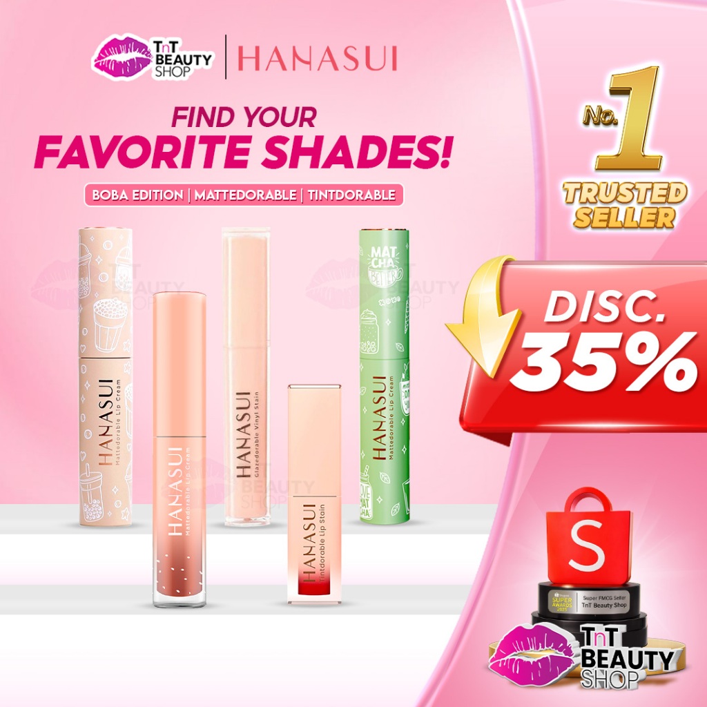 Hanasui Mattedorable Lip Cream Boba - Matcha Latte - Tintdorable Lip Stain | TnT Beauty Shop